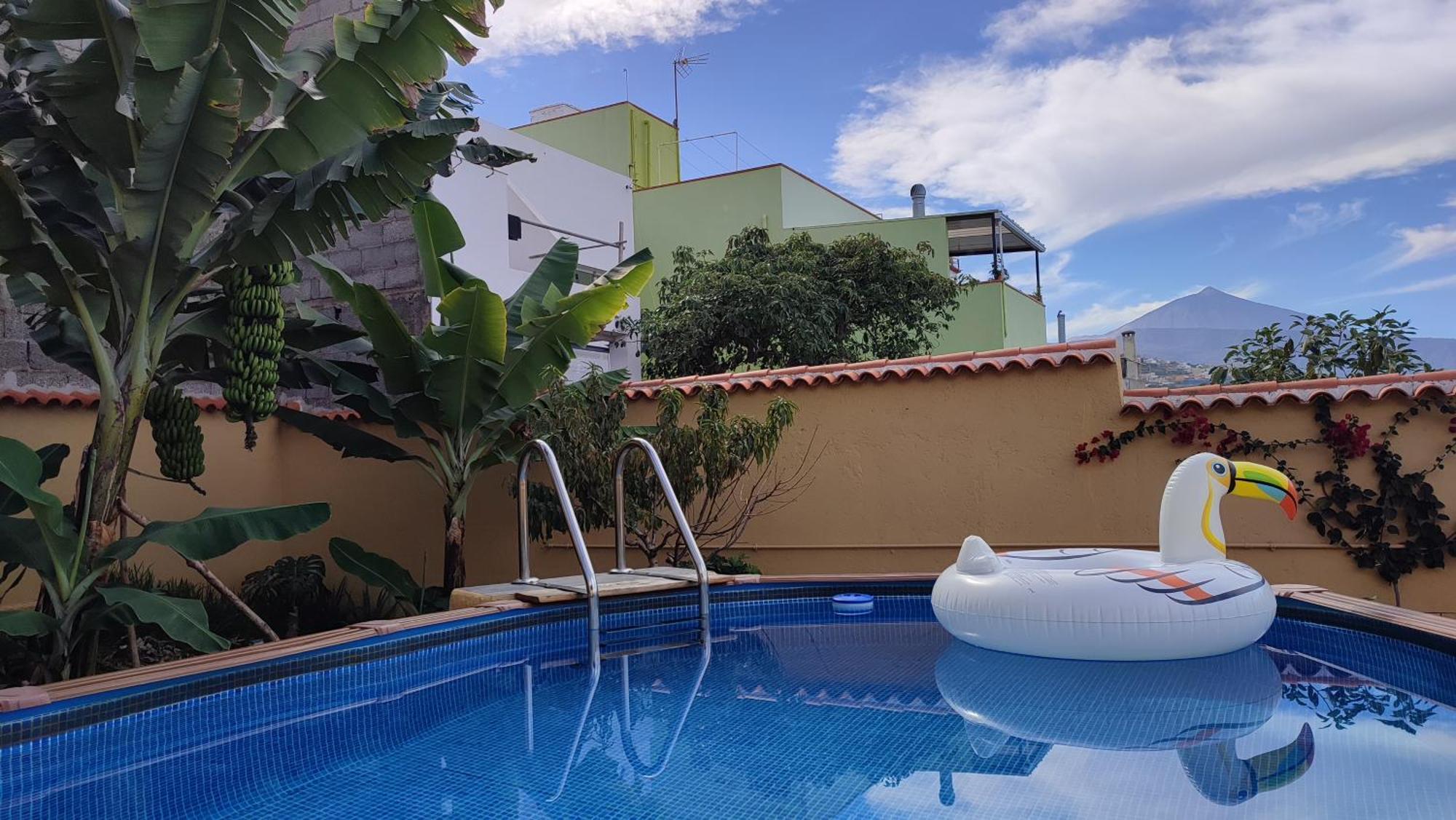 Casa" Vistas Al Teide" Mar Piscina Privada Parking Cubierto Gratuito En Las Instalaciones La Victoria de Acentejo Esterno foto